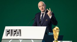 Na snímke je súčasný prezident FIFA Gianni Infantino.