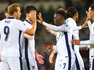 Angličania oslavujú gól