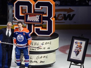 Kanadský hokejový útočník Ryan Nugent-Hopkins.