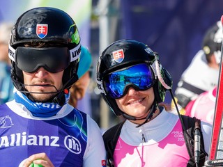 Marek Kubačka spoločne s navádzačkou Máriou Zaťovičovou.