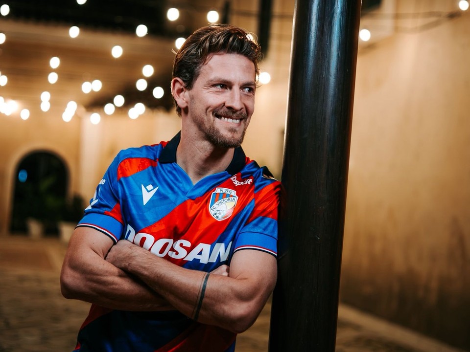 Patrik Hrošovský v drese FC Viktoria Plzeň. 
