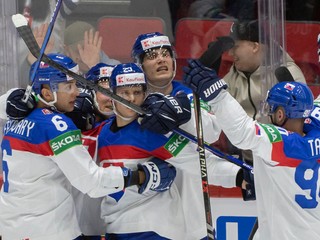 Slovensko - Kazachstan: Slováci sa na MS v hokeji 2022 natrápili, ale vyhrali 4:3.