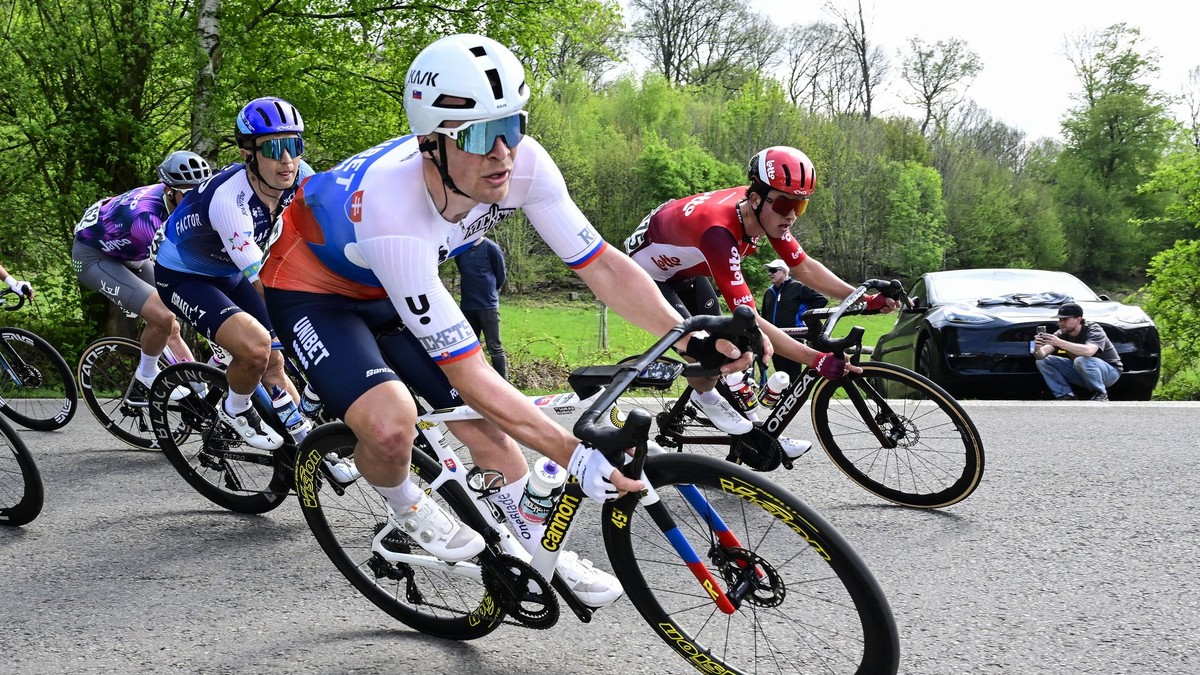 Slovenský majster v cyklistike Lukáš Kubiš. 