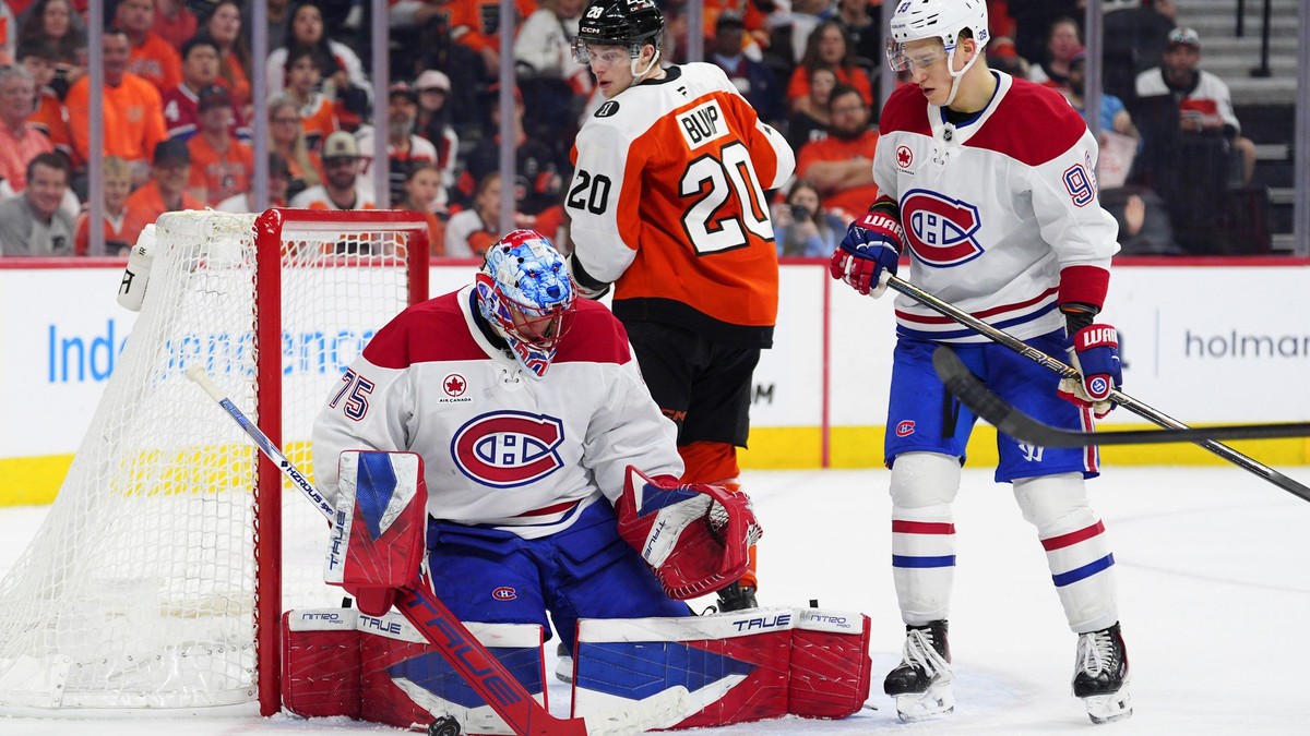 Záber zo zápasu Philadelphia - Montreal