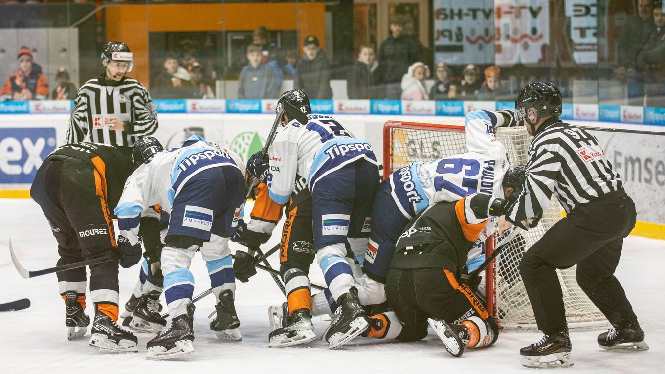 Momentka zo zápasu Michalovce - Nitra