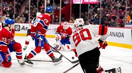 Tomáš Tatar počas zápasu Montreal Canadiens - New Jersey Devils.