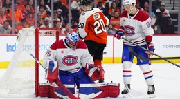 Záber zo zápasu Philadelphia - Montreal