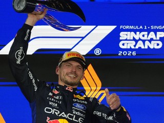 Max Verstappen sa teší z triumfu