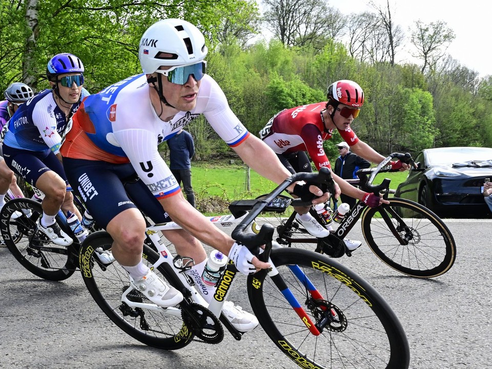 Slovenský majster v cyklistike Lukáš Kubiš. 