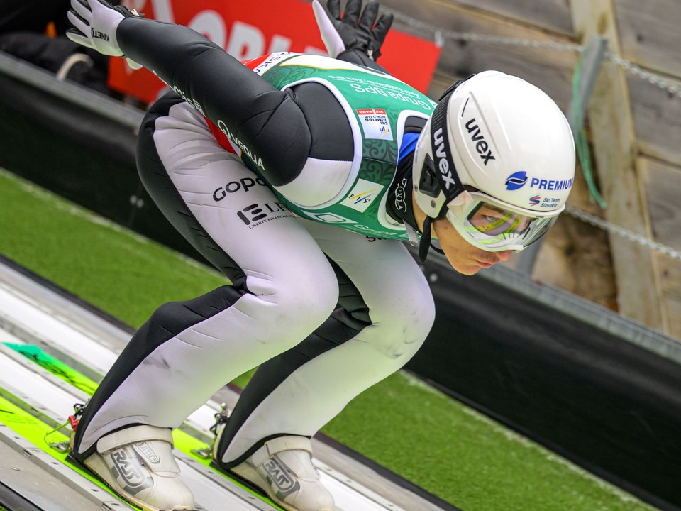 Slovenský reprezentant v skokoch na lyžiach Hektor Kapustík