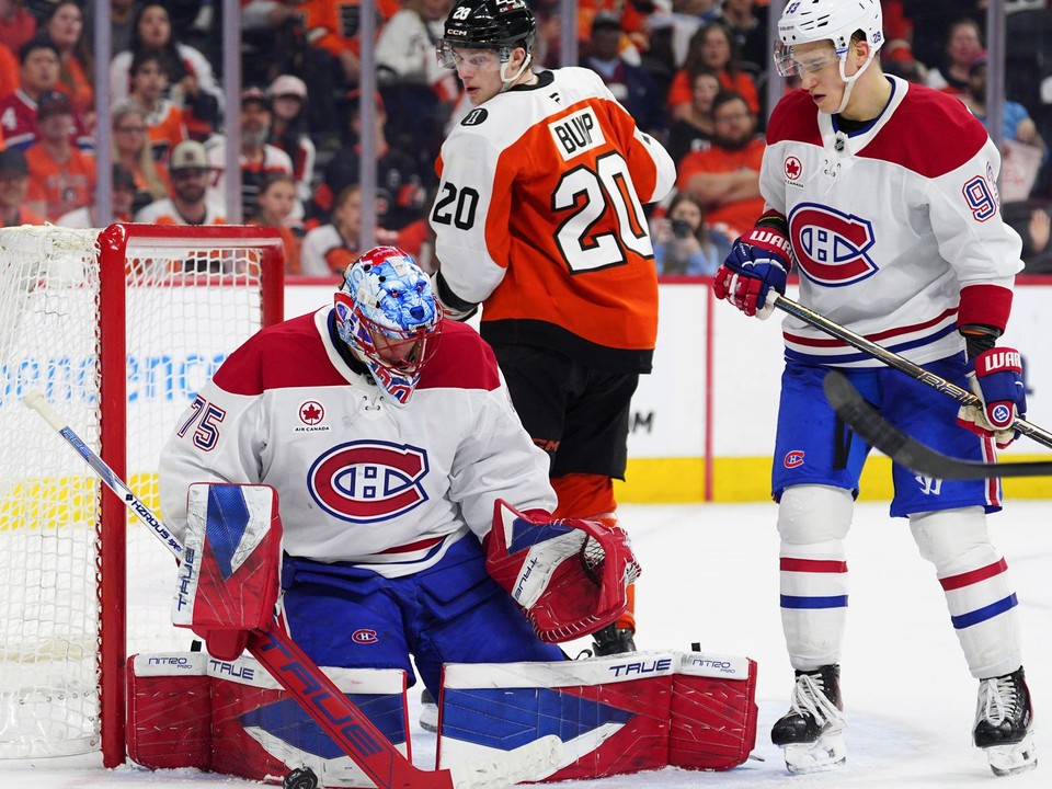 Záber zo zápasu Philadelphia - Montreal