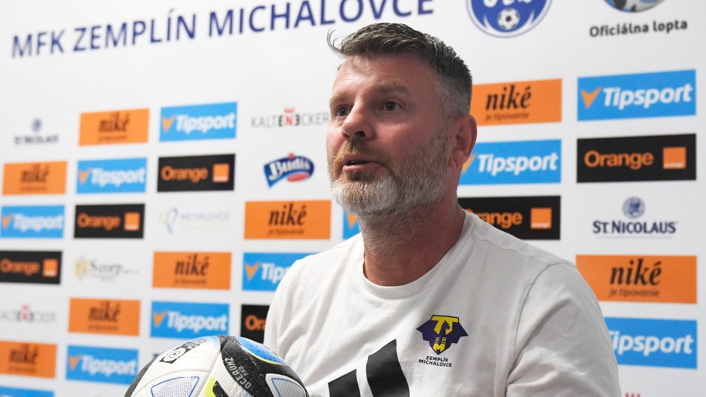 Marek Petruš ako tréner MFK Zemplín Michalovce.