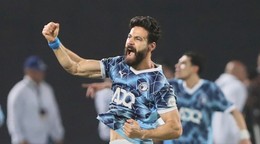 Pyramids FC oslavujú titul v Lige majstrov CAF. 