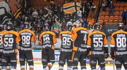 Hráči Michaloviec sa radujú z víťazstva.