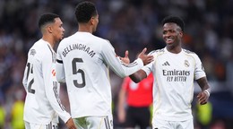 Hráči Realu oslavujú gól