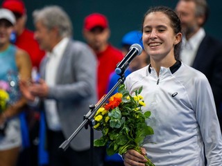 15-ročná slovenská tenistka Mia Pohánková sa stala víťazkou dvojhry na turnaji J&T Banka Slovak Open.