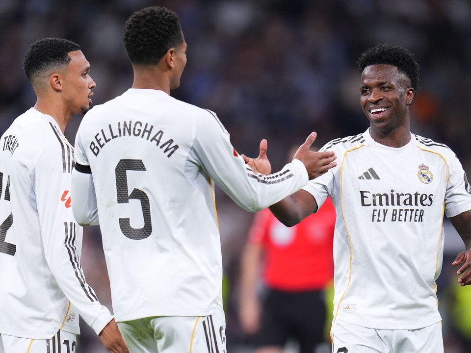 Hráči Realu oslavujú gól