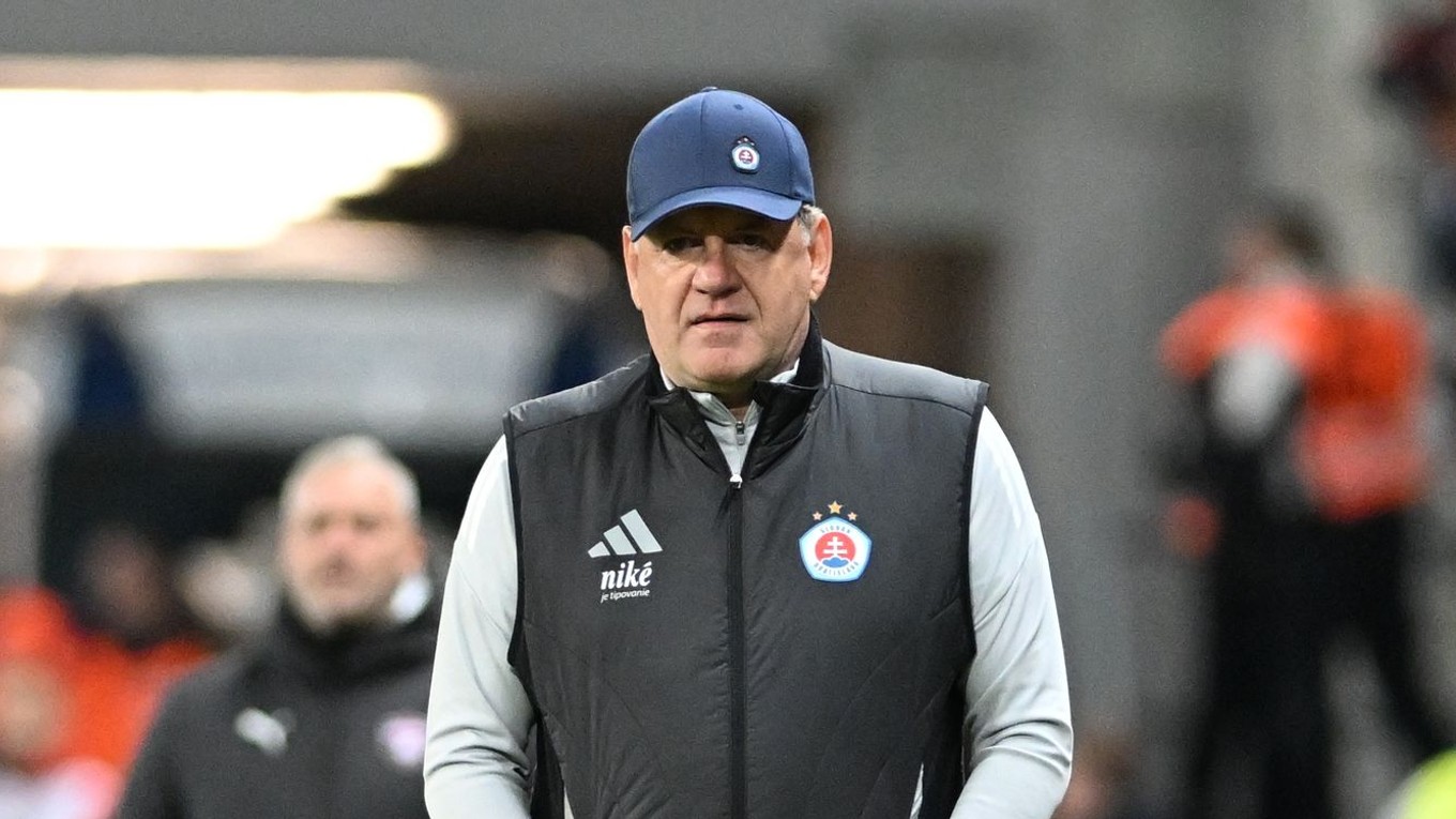 Tréner Slovana Vladimír Weiss st.