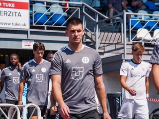 Ľubomír Korijkov v drese Slávia TU Košice.