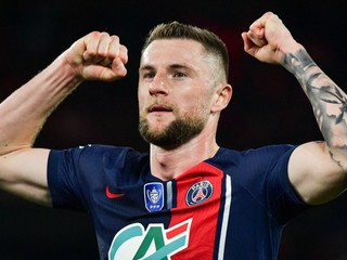 Milan Škriniar v drese PSG.