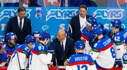 Slovenskí hokejisti na MS v hokeji 2025.