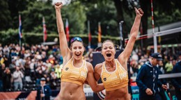 Maryna Hladunová a Tetiana Lazarenková