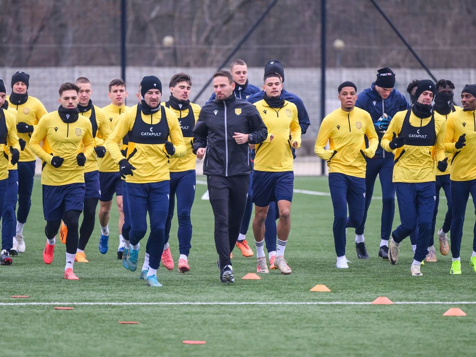 Futbalisti DAC Dunajská Streda počas zimnej prípravy pred jarnou časťou Niké ligy.