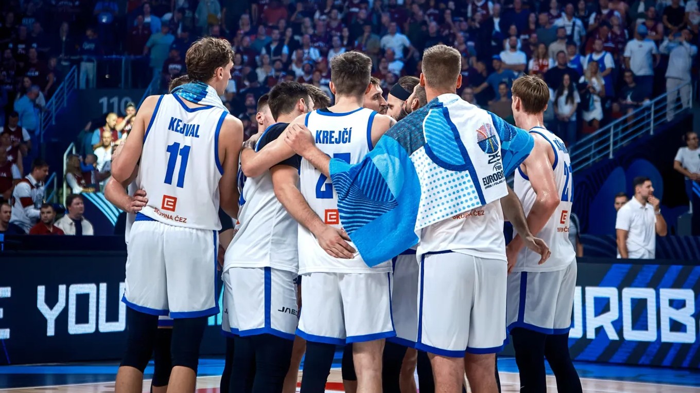 Basketbalisti Česka. 