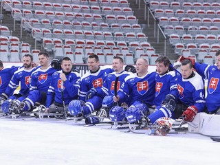 Slovenskí reprezentanti na MS v parahokeji 2024.