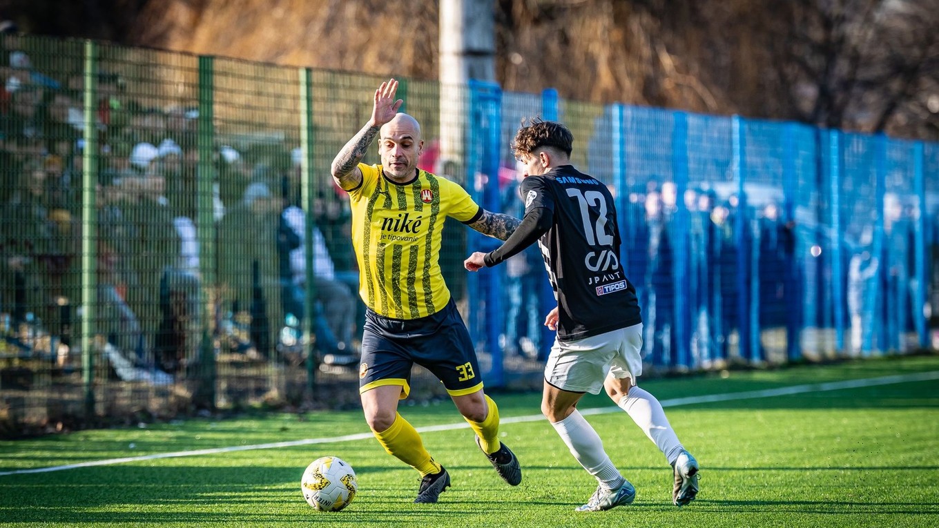 Momentka zo zápasu Inter Bratislava - Galanta.