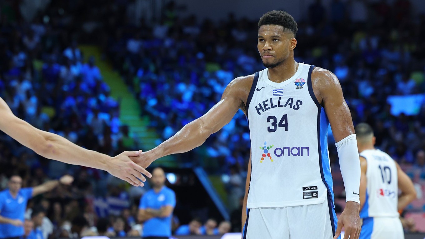 Giannis Antetokounmpo počas ME 2025