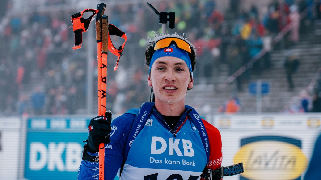 Martin Maťko v cieli. 