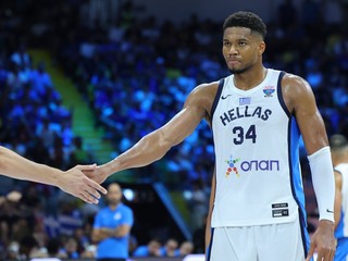 Giannis Antetokounmpo počas ME 2025