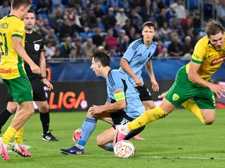 Fotka zo zápasu ŠK Slovan Bratislava - MŠK Žilina.
