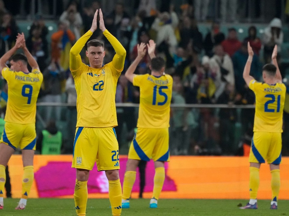 Ukrajinskí futbalisti.