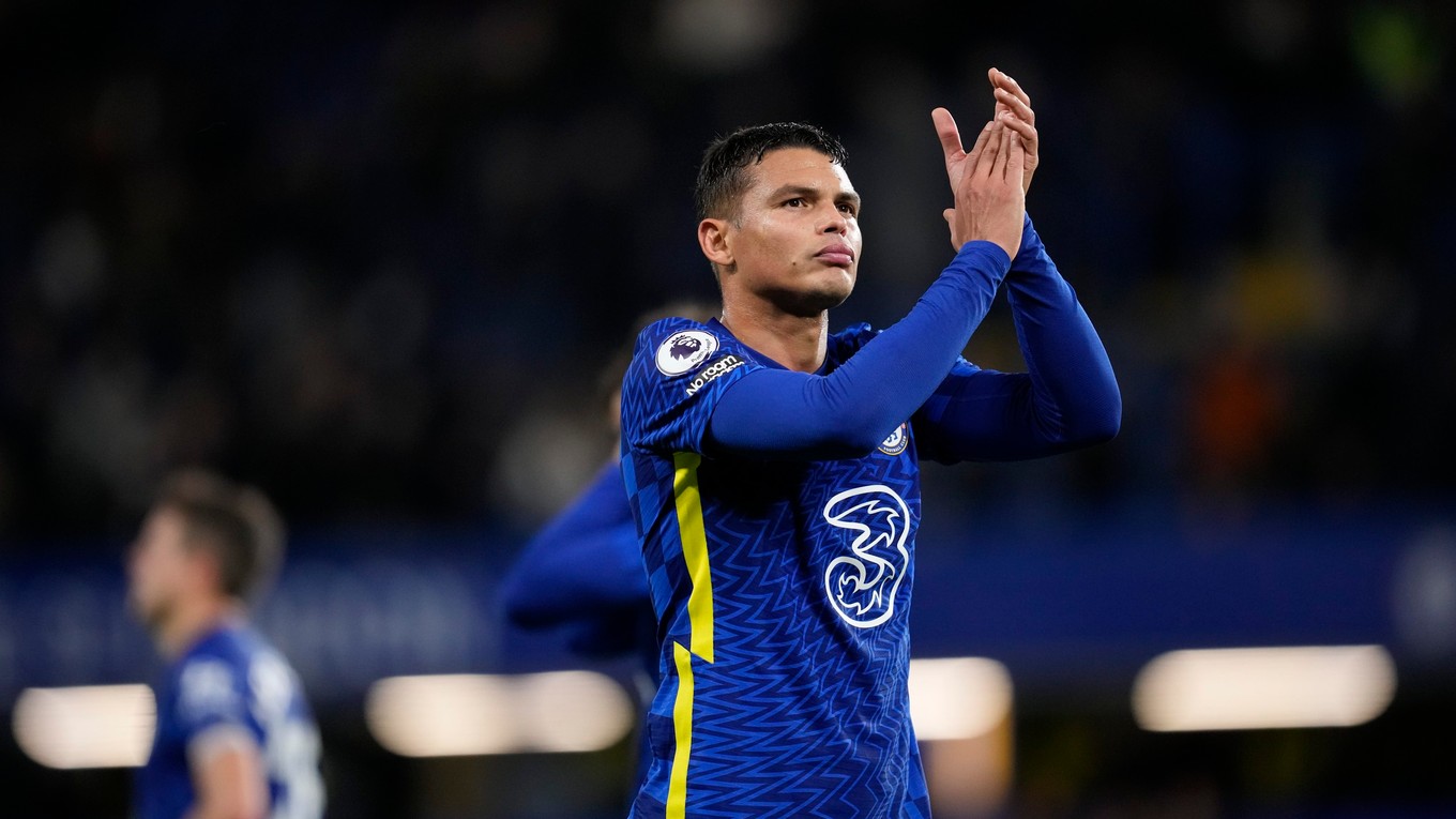 Brazílsky obranca Thiago Silva. 