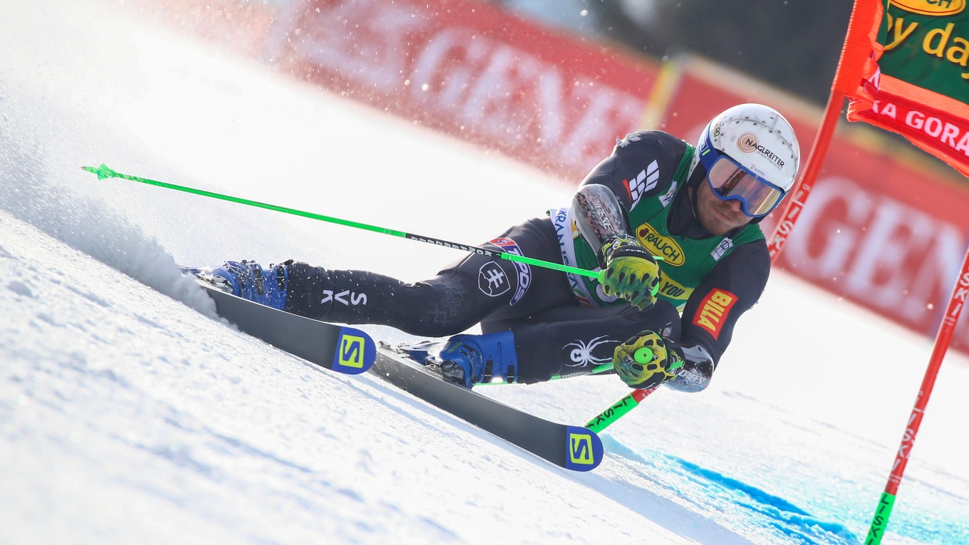 Adam Žampa dnes ide 1. kolo obrovský slalom v stredisku Sölden 2022.