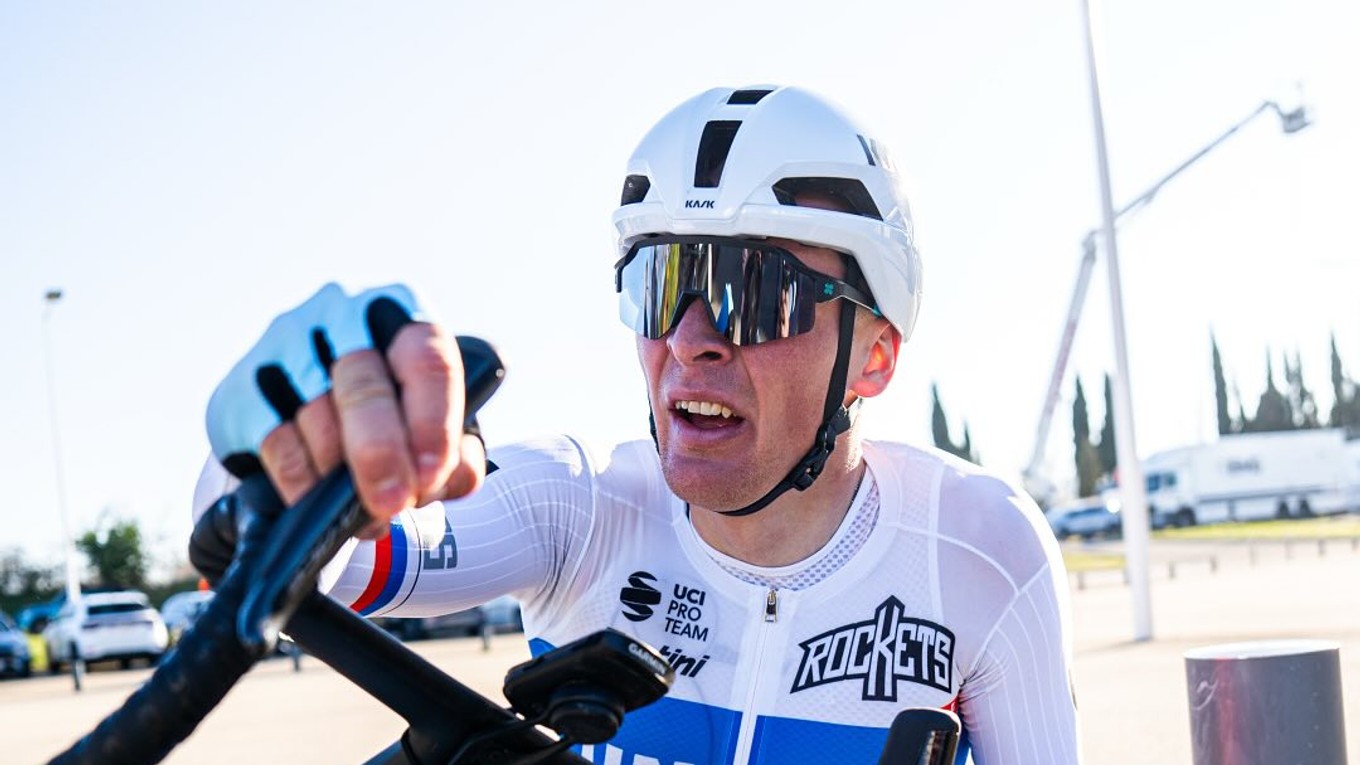 Slovenský cyklista Lukáš Kubiš.