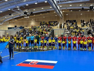 Slovenské futsalistky v prípravnom zápase proti Švédsku