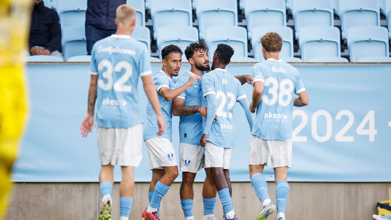 Hrači Malmö sa tešia z gólu. 
