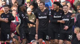 Futbalisti West Hamu United.