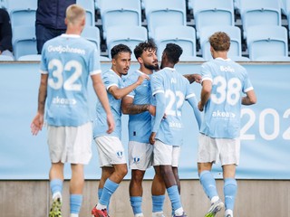 Hrači Malmö sa tešia z gólu. 
