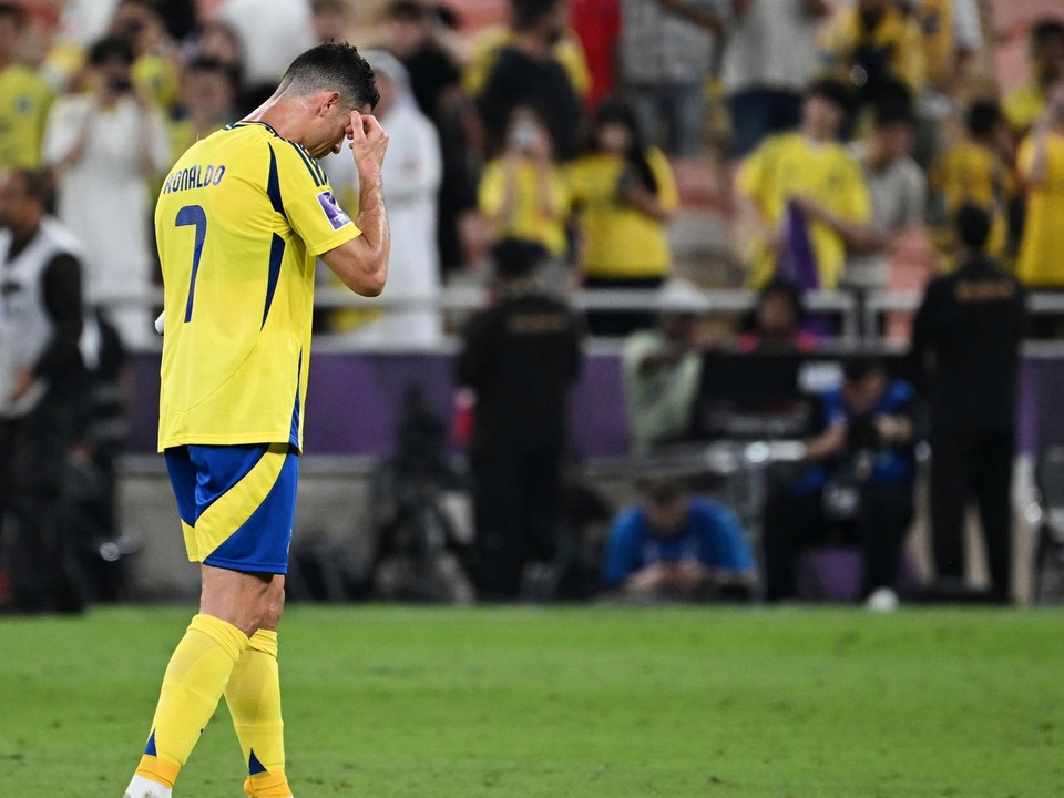 Cristiano Ronaldo v drese Al-Nassr FC.