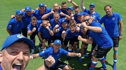 Slovenskí footgolfisti.