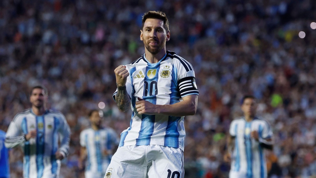 Kapitán Argentíny Lionel Messi 