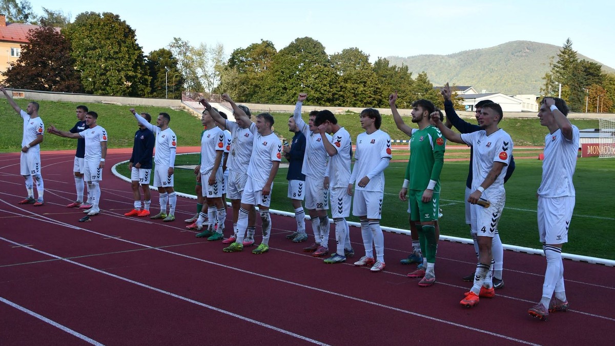 Futbalisti Považskej Bystrice.