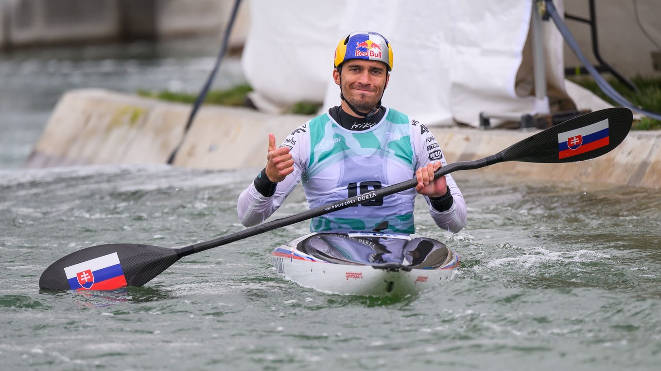 Slovenský vodný slalomár Jakub Grigar.