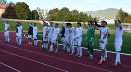 Futbalisti Považskej Bystrice.