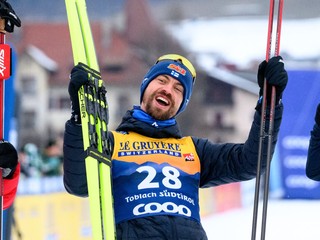 Fínsky bežec na lyžiach Perttu Hyvärinen. 