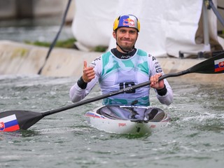 Slovenský vodný slalomár Jakub Grigar.